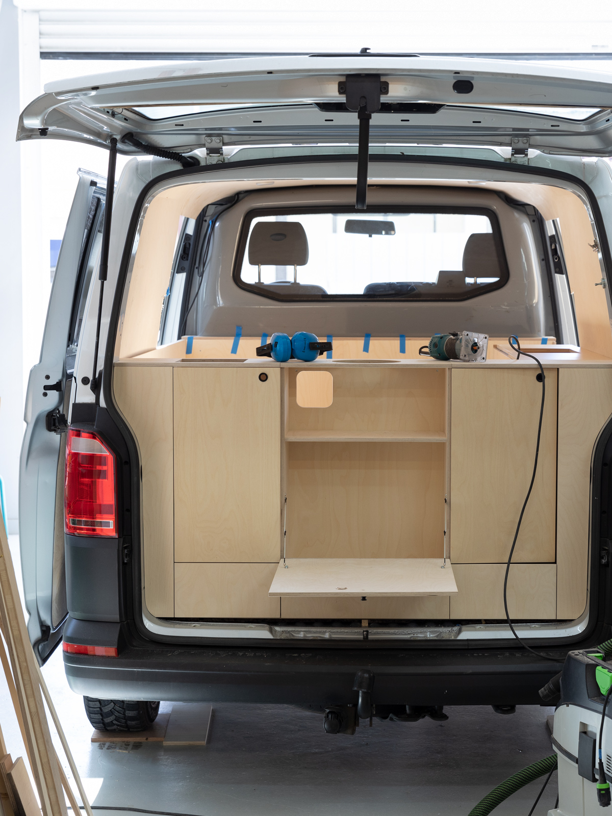 Outil de configuration pour personnaliser l'aménagement de son Volkswagen Transporter