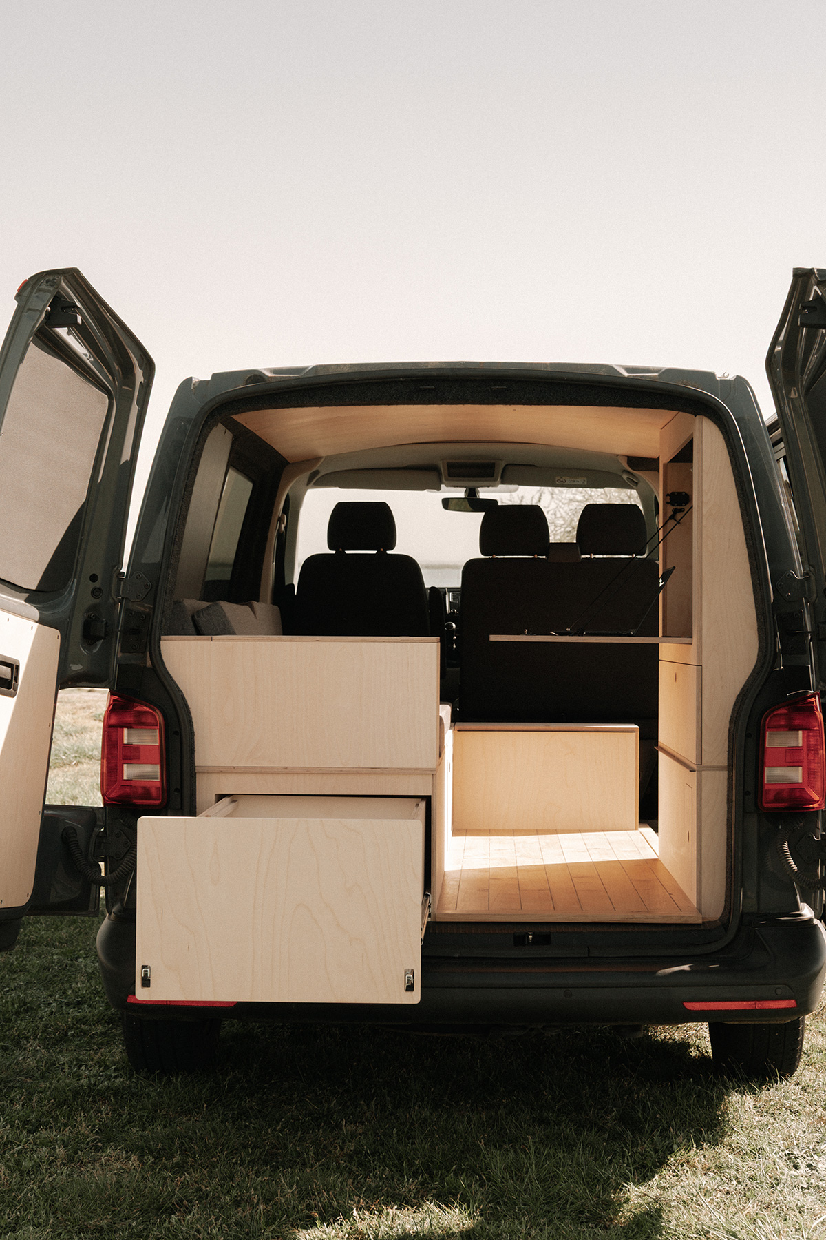 aménagement transporter T6 sur mesure