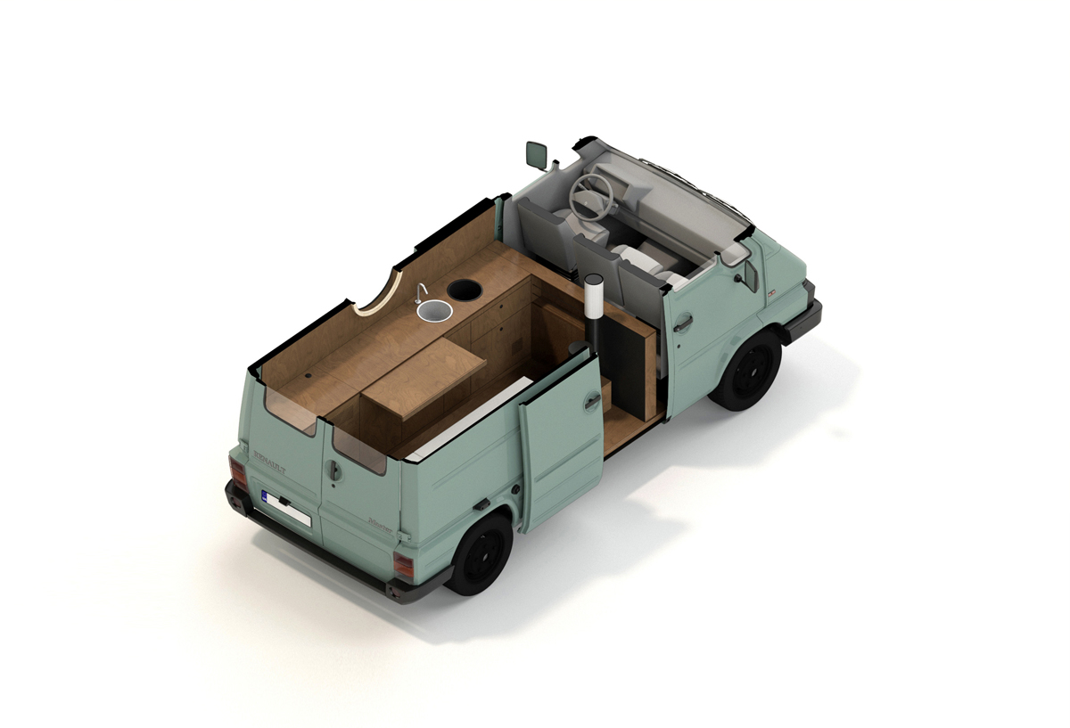 Renault Master camper conversion