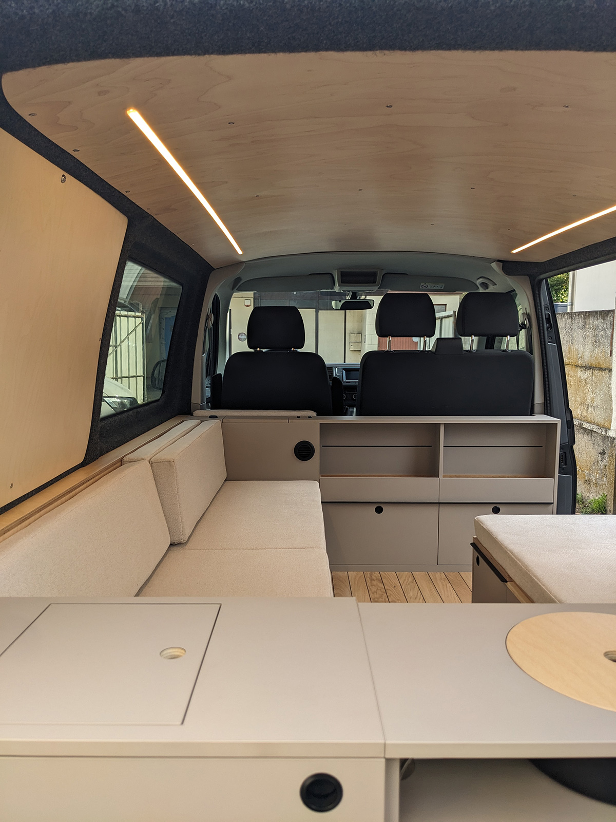 aménagement transporter T6 sur mesure