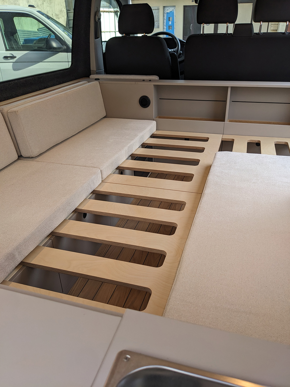 aménagement transporter T6 sur mesure