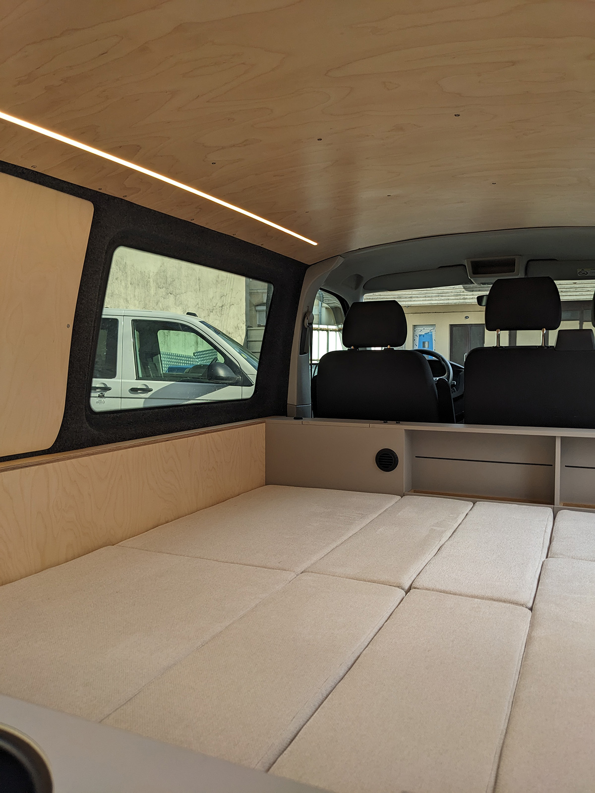 aménagement transporter T6 sur mesure