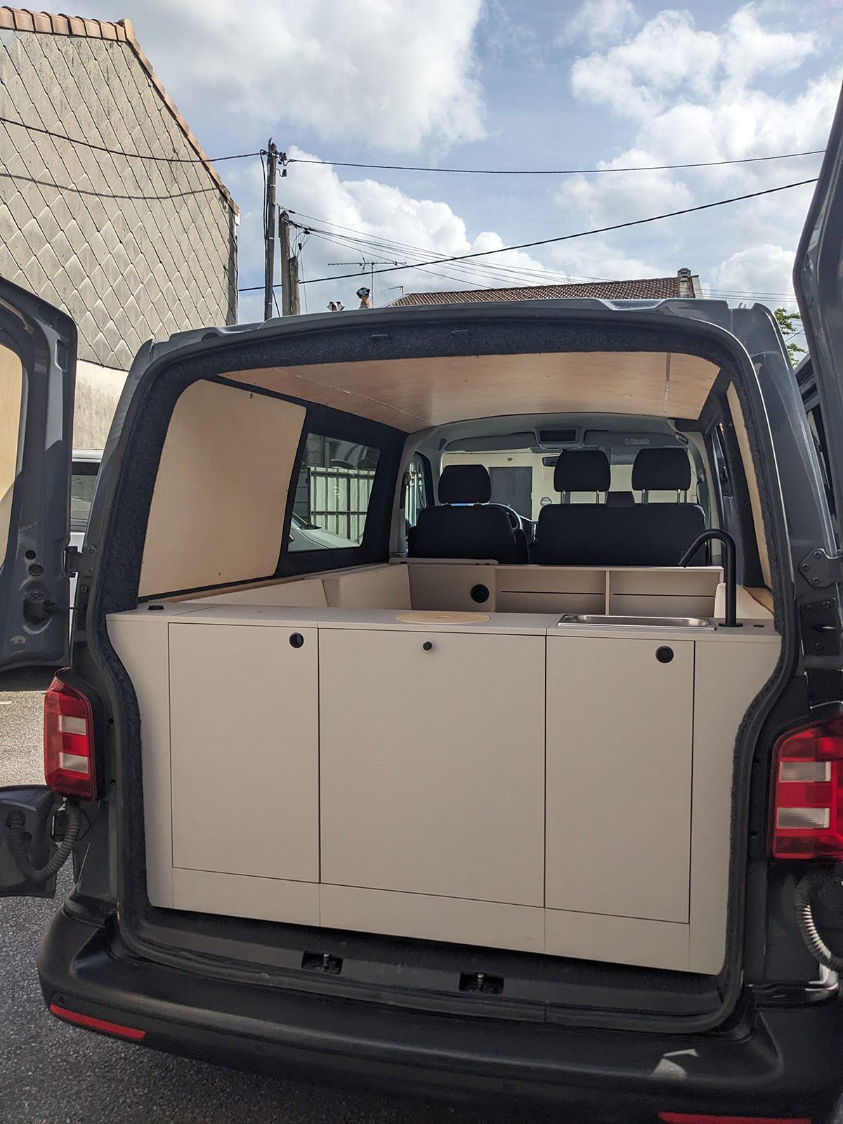 aménagement transporter T6 sur mesure