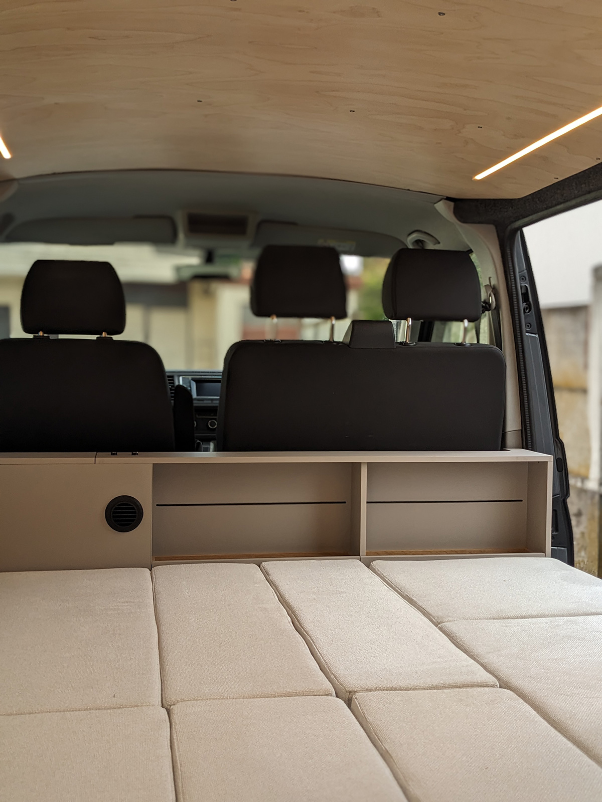 aménagement transporter T6 sur mesure