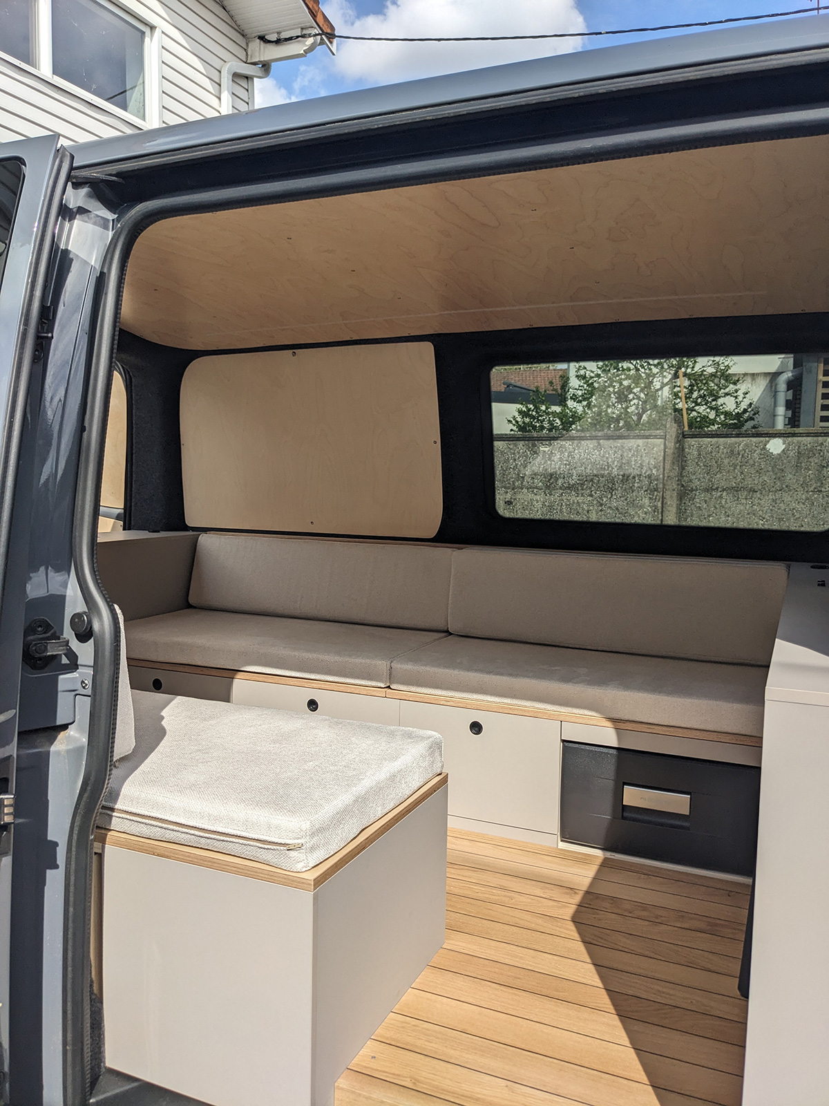 aménagement transporter T6 sur mesure